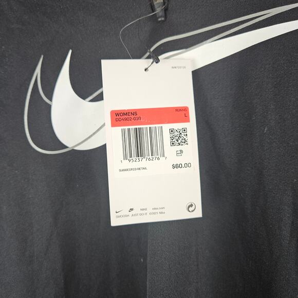 Nike Running Black and White Logo Sweatshirt Size Large - Picture 3 of 7
